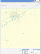 Midland County, TX Digital Map Basic Style