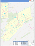 Mifflin County, PA Digital Map Basic Style