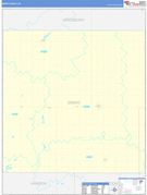 Miner County, SD Digital Map Basic Style