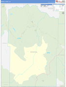 Mineral County, CO Digital Map Basic Style