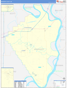 Mississippi County, MO Digital Map Basic Style