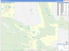 Missoula County, MT Digital Map Basic Style