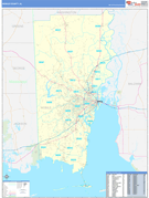 Mobile County, AL Digital Map Basic Style