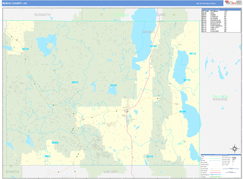 Modoc County, CA Digital Map Basic Style