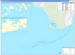 Monroe County, FL Digital Map Basic Style