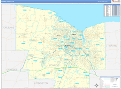 Monroe County, NY Digital Map Basic Style