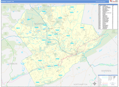 Monroe County, PA Digital Map Basic Style