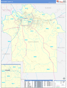 Montgomery County, AL Digital Map Basic Style