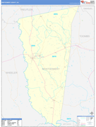 Montgomery County, GA Digital Map Basic Style