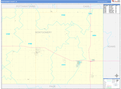 Montgomery County, IA Digital Map Basic Style