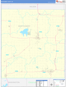 Montgomery County, KS Digital Map Basic Style