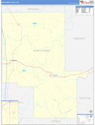 Montgomery County, MS Digital Map Basic Style