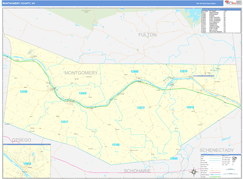 Montgomery County, NY Digital Map Basic Style