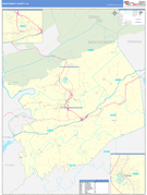 Montgomery County, VA Digital Map Basic Style