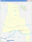 Montour County, PA Digital Map Basic Style
