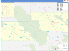 Montrose County, CO Digital Map Basic Style