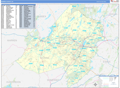 Morris County, NJ Digital Map Basic Style