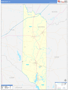 Morris County, TX Digital Map Basic Style