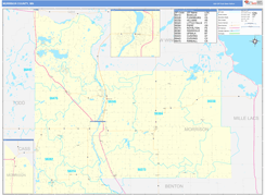Morrison County, MN Digital Map Basic Style