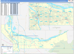 Multnomah County, OR Digital Map Basic Style