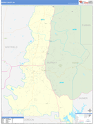 Murray County, GA Digital Map Basic Style