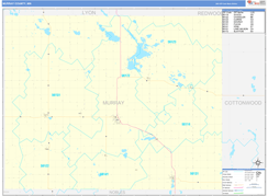 Murray County, MN Digital Map Basic Style