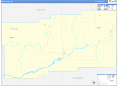 Nance County, NE Digital Map Basic Style