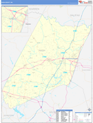 Nash County, NC Digital Map Basic Style