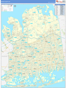 Nassau County, NY Digital Map Basic Style