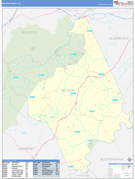 Nelson County, VA Digital Map Basic Style