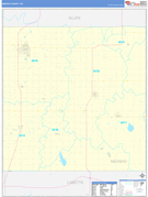 Neosho County, KS Digital Map Basic Style