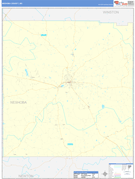 Neshoba County, MS Digital Map Basic Style