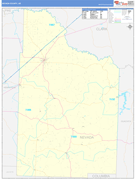 Nevada County, AR Digital Map Basic Style