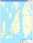 Newport County, RI Digital Map Basic Style
