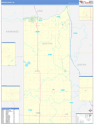 Newton County, IN Digital Map Basic Style