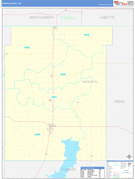 Nowata County, OK Digital Map Basic Style