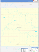 Nuckolls County, NE Digital Map Basic Style