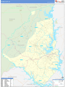 Oconee County, SC Digital Map Basic Style