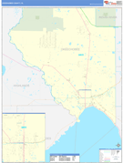 Okeechobee County, FL Digital Map Basic Style