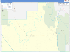 Oneida County, ID Digital Map Basic Style