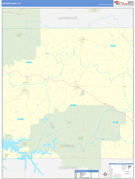 Orange County, IN Digital Map Basic Style