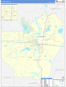 Ouachita Parish (County), LA Digital Map Basic Style