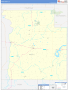 Parke County, IN Digital Map Basic Style