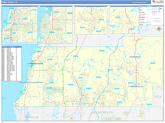 Pasco County, FL Digital Map Basic Style