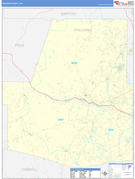 Paulding County, GA Digital Map Basic Style