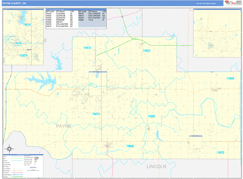 Payne County, OK Digital Map Basic Style