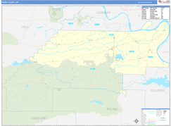 Perry County, AR Digital Map Basic Style