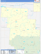 Perry County, OH Digital Map Basic Style