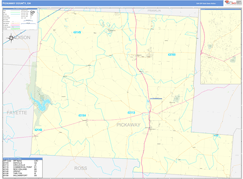 Pickaway County, OH Digital Map Basic Style