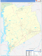 Pickens County, SC Digital Map Basic Style